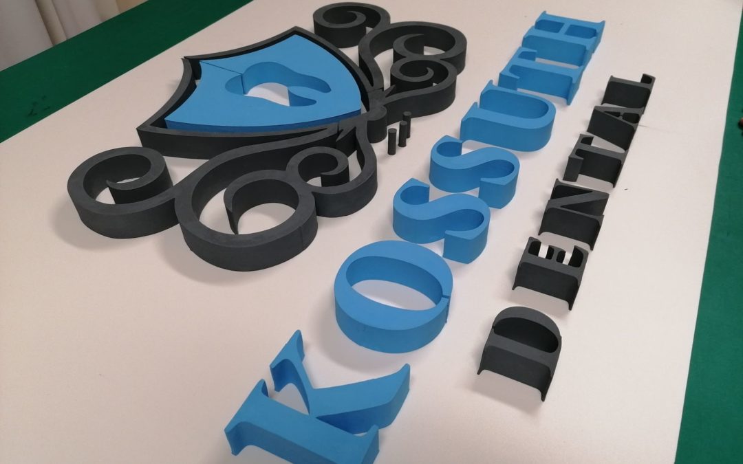 HABKÖNNYŰ dekoráció – 3D logó és felirat